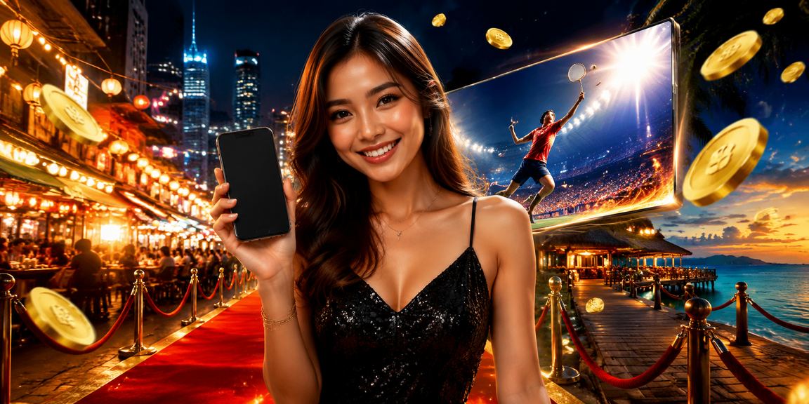 Pengguna menikmati pengalaman kasino bergerak di Kuala Lumpur dengan telefon pintar